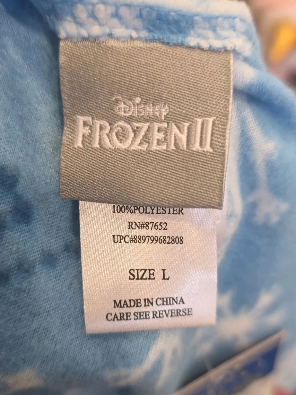 NWT Jammies For Your Families Disney Frozen II Olaf Print Pet Dog Cat Pajama L
